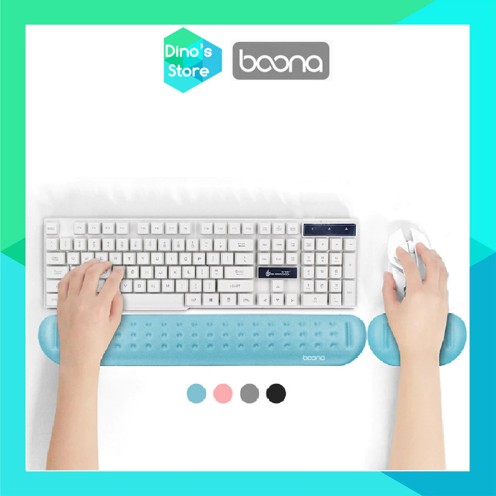 Kê tay bàn phím, chuột máy tính chống mỏi cổ tay Boona Dino's Store