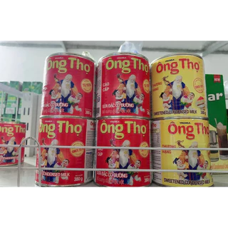 Sữa ông thọ lon trắng và đỏ 380gr