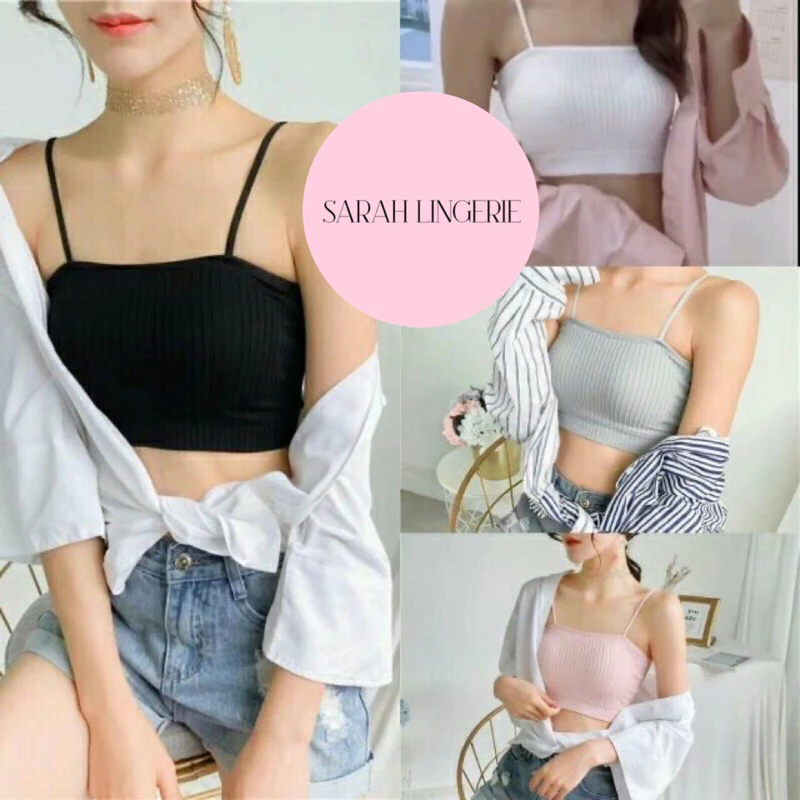 Áo ống 2 dây có mút ngực Sarah Lingerie