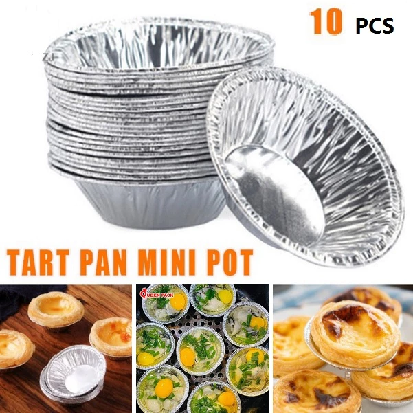 [HCM Giá Rẻ] Set 30 Đế Cốc Chén Giấy Bạc Nướng Hàu, Ốc, Lót Khuôn Nướng Bánh Tart Trứng Tiện Dụng