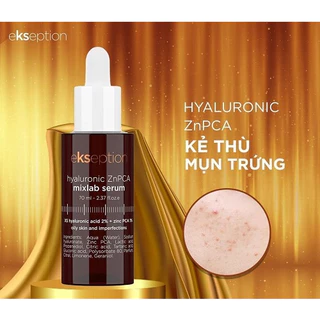 [HÀNG CTY} SERUM GIẢM MỤN, KIỂM SOÁT DẦU NHỜN HYALURONIC ZNPCA MIXLAB SERUM