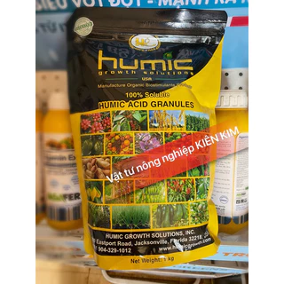 HUMIC HOÀNG PHÚC (dạng hạt túi 1kg)- nhập khẩu trực tiếp từ MỸ, ra rễ cực mạnh