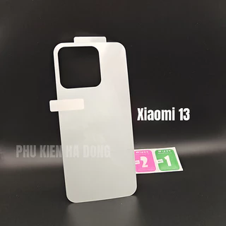 Miếng dán PPF chống xước mặt sau Xiaomi 13
