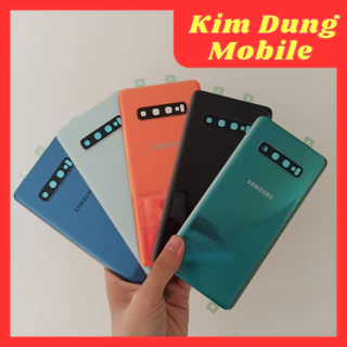 Nắp Lưng Samsung Galaxy S10 Plus / S10+ Kèm Kính Camera, Keo Viền, Nhiều Màu Chọn Lựa