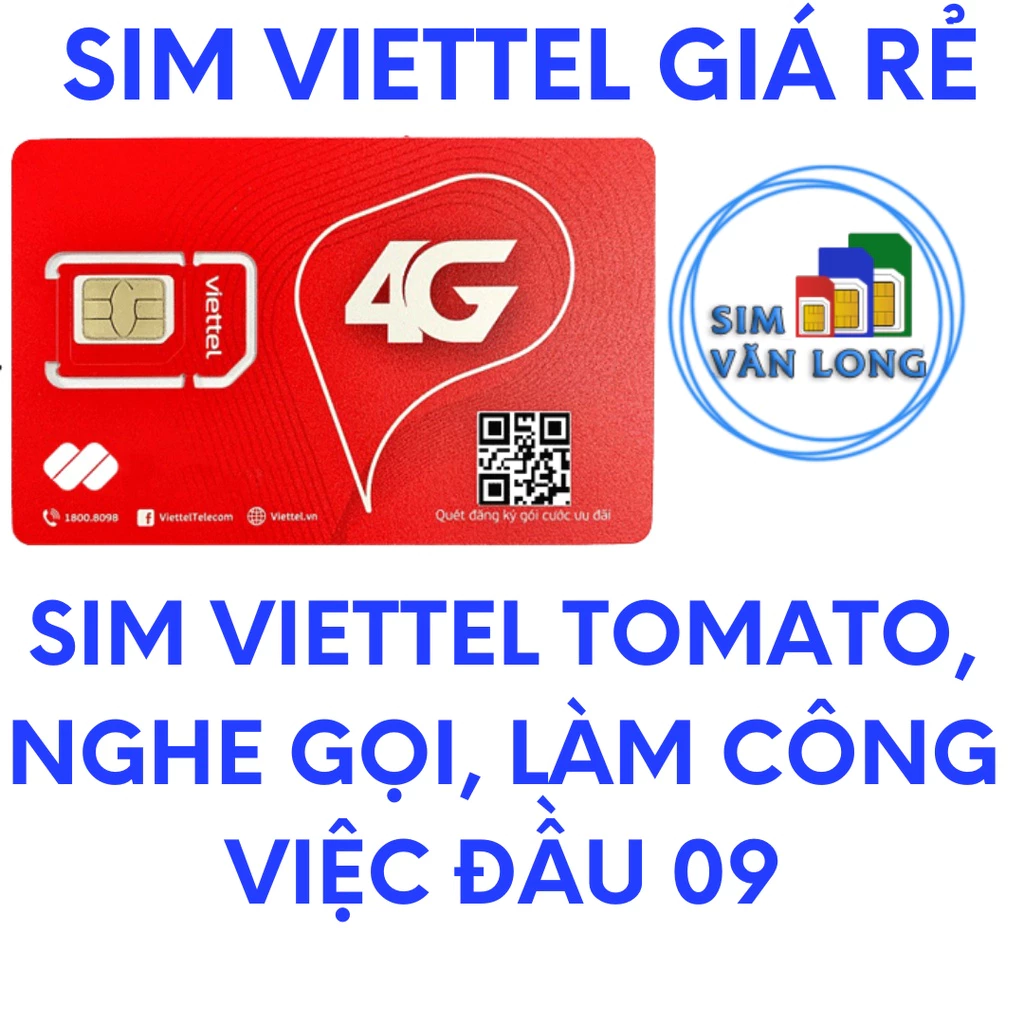 SIM VIETTEL  GIẢ RẺ NGHE GỌI BÌNH THƯỜNG MUA GÓI 4G PHỤC VỤ CV KHÁC NHAU