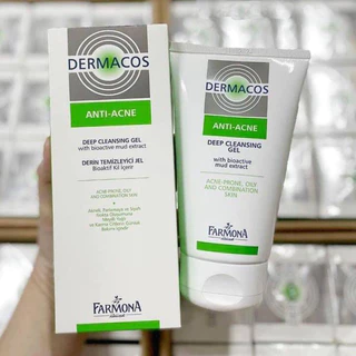 Sữa rửa mặt Dermacos Anti-Acne kiểm soát dầu, giảm mụn