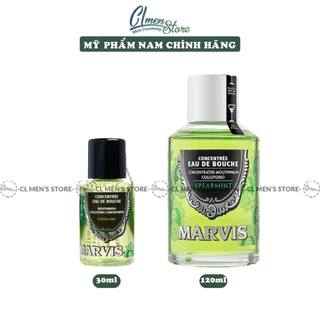 Nước Súc Miệng Marvis Strong Mint Concentrated Mouthwash - 30ml & 120ml