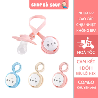 Dây đeo ti giả, gặm nướu silicon cho bé Shop Bố Soup