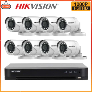 Bộ Camera Quan Sát Hikvision 8 Kênh 2.0MP Full HD Hàng Chính Hãng