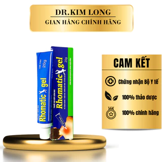 Kem bôi RHOMATIC GEL hỗ trợ giảm triệu chứng bong gân, viêm khớp - tuýp 20g