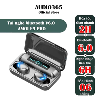 Tai Nghe True Wireless Amoi F9 Pro Bluetooth 5.0 Phiên Bản Cảm Ứng Chống Nước