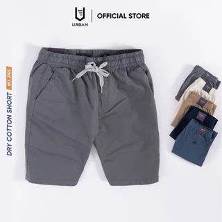 Quần short kaki nam URBAN dáng basic cạp chun bền màu, thoáng mát, co giãn tốt, mặc thoải mái NO 2745