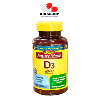 (Hàng Mỹ bao check )Mẫu mới date 2025-viên uống bổ sung Vitamin D3 650 viên 1000IU