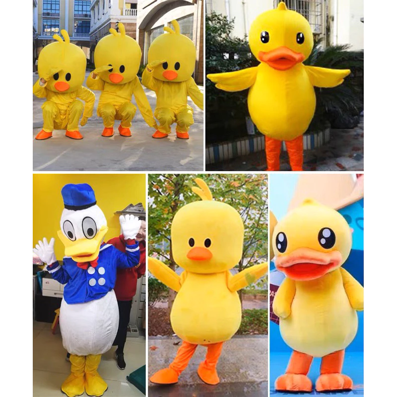 Mascot hoá trang gà vịt cute dễ thương siêu lầy lội