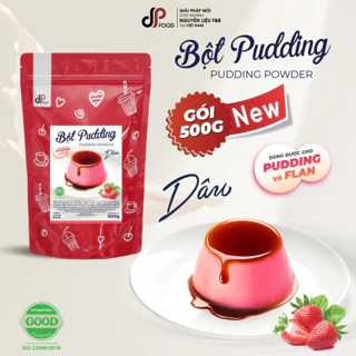 Bột Pudding Dâu 500G DPFOOD