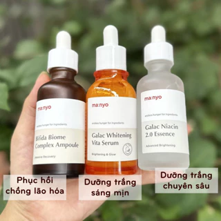 Serum Tinh Chất Dưỡng Da Manyo Ma:nyo Galac Niacin 2.0 Essence Bifida Biome Complex Ampoule Glac Whitening Vita