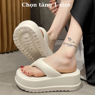 Dép Xỏ Ngón Đế Dày 7cm Thời Trang Đi Biển Cho Nữ



