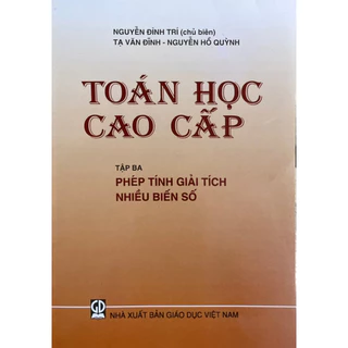 Sách - Toán Cao Cấp Tập 3 - Nguyễn Đình Trí