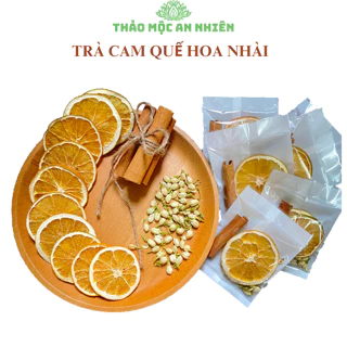 Trà cam quế hoa nhài (Cam ngọt), Giảm stress, đau họng, tỉnh táo