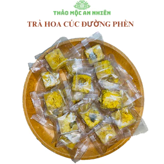 Trà thảo mộc hoa cúc đường phèn mật ong, thảo mộc an nhiên (an thần, dễ ngủ, đẹp da)