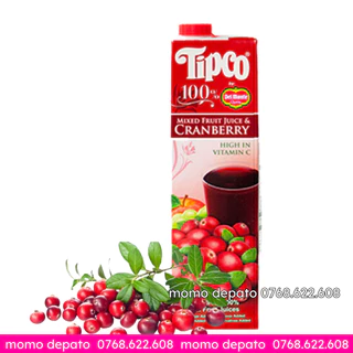 Nước Ép Nam Việt Quất Tipco Thái Lan - Nước Ép Cranberry Tipco