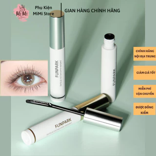 Mascara Đầu Lược có sợi mịn Funpark Lông Mi Dài Dày Cong Tự Nhiên Không Lem Chống Nước Chống Mồ Hôi