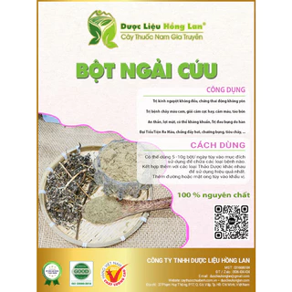 ✅ Bột Ngải Cứu loại 1 nguyên chất (bột thảo mộc không pha chộn tạp chất, đã sao thơm, không chất bảo quản)