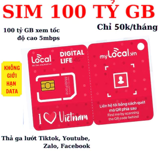 [INTERNET TẸT GA] [1 TỶ GB] SIM 4G Mobifone Không giới hạn dung lượng gói A89 4gb/ ngày 1000p gọi