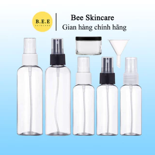 Chai chiết, lọ hút chân không chiết mỹ phẩm 5ml, 10ml, 15ml, 30ml, 50ml, 100ml Bee Skincare