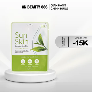 MẶT NẠ ISK TRÀ XANH SUNSKIN GREEN TEA SHEET MASK