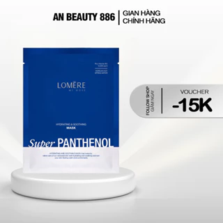 Mặt nạ B5 phục hồi, cấp ẩm cho da Lomere Super Panthenol Mask 23g (1 miếng)