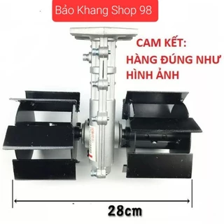 Đầu Xới Đất Nắp Máy Cắt Cỏ [ Bánh Thẳng ] Đầu Xới Cỏ