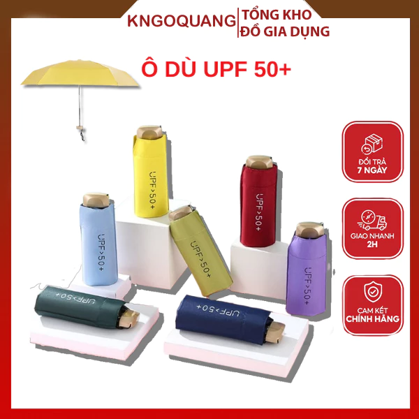 Ô Gấp Gọn Mini để túi siêu gọn che nắng mưa khi đi ngoài đường, Dù gấp gọn cao cấp chống tia UV