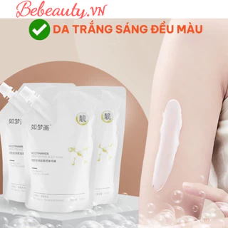 Kem ủ tắm trắng da body Niacinamide cấp ẩm làm trắng TENGYU 300ml