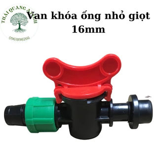 Van khóa khởi thủy nhỏ giọt 16mm kèm roong cao su - Van khóa khởi thủy ra ống nhỏ giọt