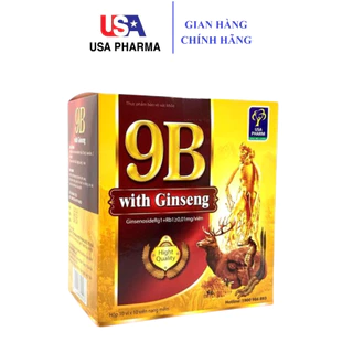 Viên Bổ Nhân Sâm 9B With Ginseng – Bổ Sung Các Vitamin Nhóm B, Bồi Bổ Cơ Thể, Nâng Cao Thể Lực Và Trí Lực - Hộp 100 Viên