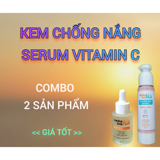 Combo Kem Chống Nắng NẮNG LÀNH và Serum Vitamin C - LÀM ĐẸP CÙNG HÀ