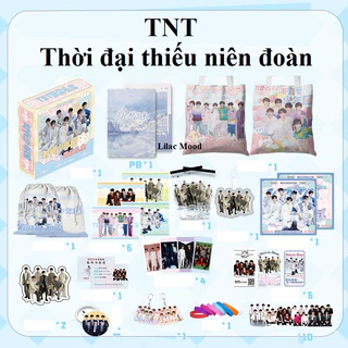 sẵn (4 mẫu-new 2024) TNT | Hộp quà tặng vuông đặc biệt (15 món) / Thời đại thiếu niên đoàn (mẫu mới)