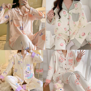 Bộ đồ bầu mặc nhà, Đồ bộ sau sinh cho bé bú ti Pijama Gà hồng, pizama, pyjama HÀNG Quảng Châu Loại 1 đẹp Bigsize giá rẻ
