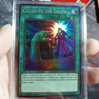 [YugiOh Magic]Thẻ CALLED BY THE GRAVE 24224830 ma thuật hiệu ứng holo 1458 D13 47