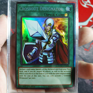 [YugiOh Magic]Thẻ CROSSOUT DESIGNATOR 65681983 ma thuật hiệu ứng holo 1458 D13 50