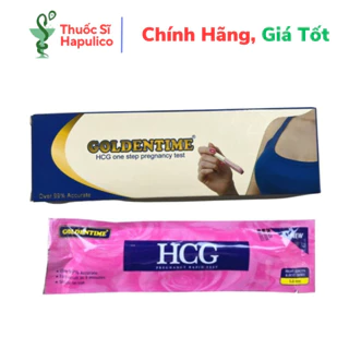 (CHE TÊN SẢN PHẨM) Bút Thử Thai Goldentime HCG Cho Kết Quả Nhanh Và Chính Xác 4-6 Ngày