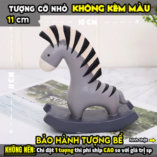 Tượng tô màu, CHÚ NGỰA THÀNH TROY size L, tô tượng thạch cao (Không kèm màu), luyện vẽ, tượng trắng decor