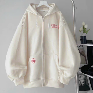 Áo Khoác Hoddie Nỉ Ngoại Form Rộng Ulzzang Nam Nữ Unisex Nón To 2 Lớp Chất Vải Dày Dặn Chống Nắng Tốt