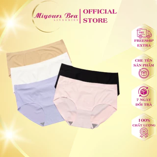 Set 5 quần lót nữ MiYours Fashion & More QL105 su trơn không đường may mỏng nhẹ thoải mái, chống viêm kháng khuẩn