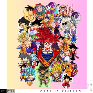 60 Sticker Dragon Ball Anime Goku Dragon ball super