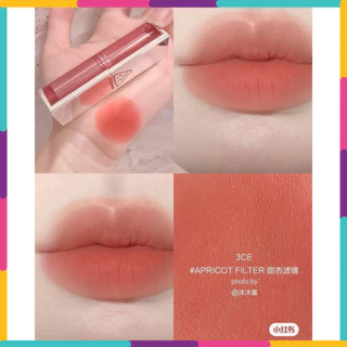 Son Thỏi 3CE Blur Matte Lipstick Apricot Filter Tông Màu Cam San Hô 4g Mịn Lì Mờ Ảo Nhẹ Tênh