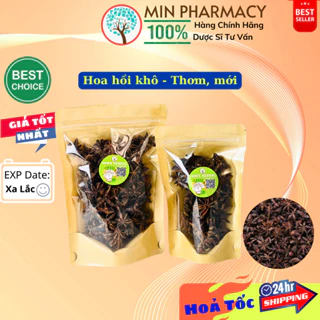 Hoa hồi khô làm gia vị Thơm mới (hoa đại hồi) 100g - Minpharmacy