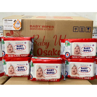 ( Hoả Tốc ) Combo 20 gói Khăn ướt BABY WIPES 80g khổ giấy lớn