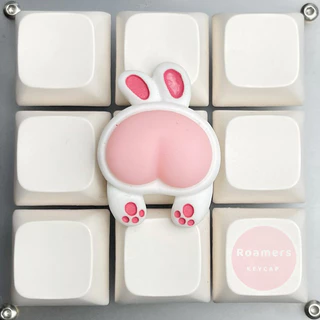 Nút Bàn Phím Cơ Mông Mèo Gấu Thỏ Phím Lẻ Keycap